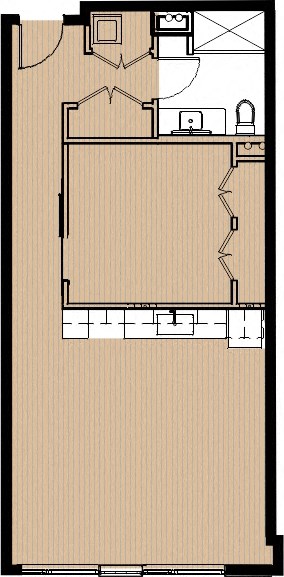 1 bedroom 1 bath H at The Freelon at Sugar Hill, Detroit, MI 48201